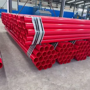Fusion Bonded Epoxy FBE Coated Steel Pipe API 5L Anti-Corrosion Carbon Steel Pipe for Oil & Gas Transmission thumbnail-3