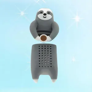 Silicone Bear Shape Tea Bag Filter Infuser Cute Tea Strainer Diffuse Coffee Spices Kitchen Gadget Coffee & Tea Tools 3-7 Days thumbnail-4