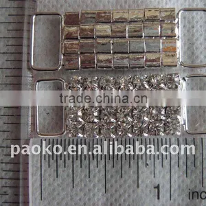 CH-2 ZINC ALLOY CLIP BUCKLES Hot Sell Rhinestone Buckle for Garment thumbnail-1