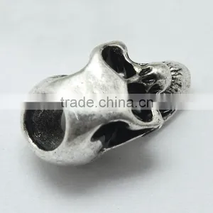 Lead Free Nickle Free Zinc Alloy Pdora Skull Shape Jewelry Hole Beads for Bracelets and Necklaces Quality Choice thumbnail-2