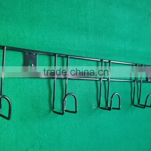 Power Coated Horse Stable Wall Mount Headstall Rack for Wholesale thumbnail-1