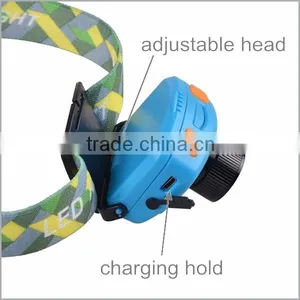 2016 New Arrive Sensor LED Source UV Headlamp USB Charger Dual Light Source Headlamp thumbnail-5