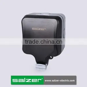 Salzer Weatherproof Socket Outlets With Button Lamp IP66 thumbnail-1