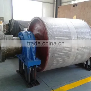 30000h Conveyor Pulley, Heavy Pulley, Ceramics-lagged Pulley for Conveyor System thumbnail-1