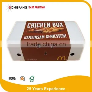 Ivory Card Board Folding Paper Food Packaging Paper Chicken Wing Boxes thumbnail-2