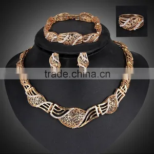2016,Direct Wholesale Costume Jewelry China Good Pakistani Gold Jewelry Sets thumbnail-3