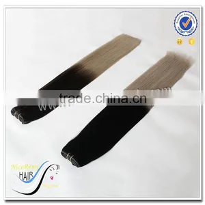 Wholesale Top Quality Cheap Brazilian Ombre Hair Weaves 100% Virgin Human Hair thumbnail-1