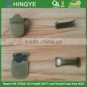 8014A6 Brass Hook and Bar in Oxy Brass Color For Mens Suit Trousers --8014A6 thumbnail-1
