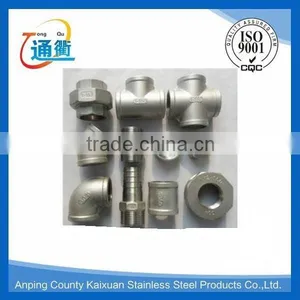 Made in China Casting Stainless Steel Press Pipe Fittings 1/4" Bsp thumbnail-3