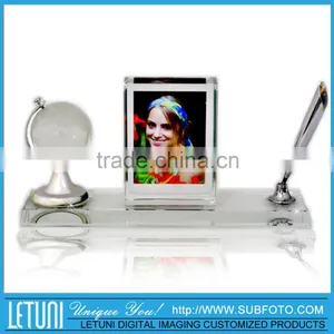 Personalized Crystal Ball and Pen Holder Set thumbnail-1