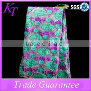 China Manufacturer New Design Crochet Lace Fabric thumbnail-1