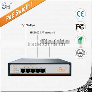 4*10/100Mbps PoE Ports+ 1*10/100Mbps Uplink Port IEE802.3 af PoE Switch thumbnail-3