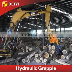 BEIYI Hydraulic Rotary Log Grapple, Log Grapple for Excavator Spare Parts Supplier's Choice thumbnail-2