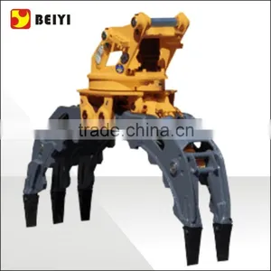20T Excavator Hydraulic Swing Grab, Excavator Hydraulic Stone Grab thumbnail-1