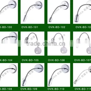 LED Bed Light Creative Fashion Bedside Reading Wall Lamp Aluminum With Flexible Hose thumbnail-5