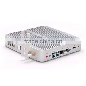 Dual OS Windows8.1/OpenELEC XBMC Fanless Mini PC 5th Core i3 5005U 16G 1600MHz RAM Barebone HD 4K Nettop HTPC Mini Nuc Computer thumbnail-5