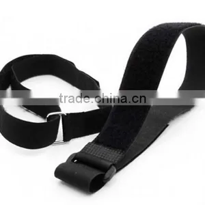 100% Nylon Binding Customized Hook and Loop Straps With Metal Buckle thumbnail-6