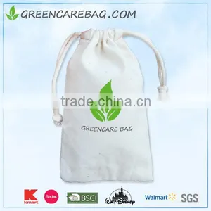 Promotional Cotton Drawstring Bag thumbnail-1