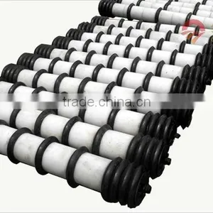 Gravity Combs Cleaning Conveyor Roller Idler for Mining Dia 89mm-219mm thumbnail-1