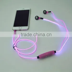 EL Light Earbuds and LED Earphone, Golwing Earphone With Microphone Quality Choice thumbnail-4