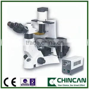 NIB-100F Professional Trinocular Inverted Fluorescent Biological Microscope With Camera thumbnail-1