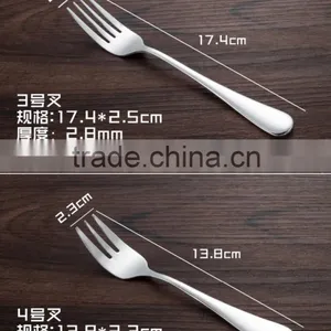 Stainless Steel Dessert Forks With Mirror Polishing and Low Price thumbnail-3