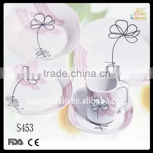Hotsale 20pcs New Bone China Tableware Dinner Set With Good Quality thumbnail-4