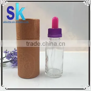 Paper Tube for e Liquid Glass Bottle 15ml 20ml 30ml Glass Dropper Bottle With Tube thumbnail-4