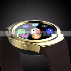 1.22 Inch IPS Round Screen Support Heart Rate Monitor Watch Bluetooth SmartWatch thumbnail-1