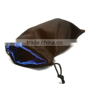 China Small Velvet Bag With Satin Lining,velvet Outside and Satin Inside thumbnail-1