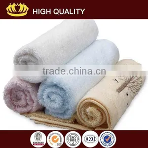 Wholesale Bamboo Plain Embroidery Logo Luxury Soft Towel Set thumbnail-1