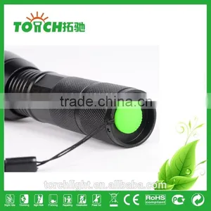 LED Flashlight Rechargeable Super Waterproof 10W Cre e XML-T6 Flashlight Zoomable With SOS Torch Light -8060 thumbnail-6