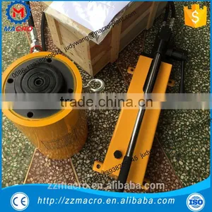 Single Acting Flat Jack 100 Ton Hydraulic Cylinder Supplier's Choice thumbnail-1