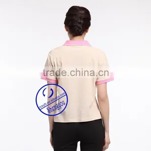 High Quality Plain Women Polo Shirt Manufactures in China thumbnail-3