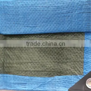 Tarpaulin Covers Blue/Olive Green Waterproof Plastic Tarp China Manufacturers thumbnail-1