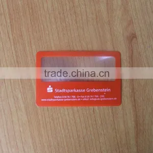 3X High Quality Advertising Gifts Plastic Business Magnifier Card Quality Choice thumbnail-3