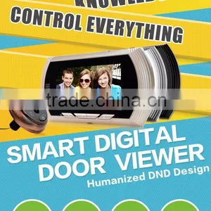 Multi-functions Wide Angle Smart Digital Door Viewer / Peephole Viewer thumbnail-2