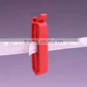 CP70 70mm Sealing Length PP Material Logo Print Promotional Plastic Tomato Clip thumbnail-2