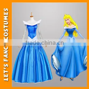 PGWC2621 Classic Cinderella Princess Dress Sleeping Beauty Costume Princess Adult Women thumbnail-1