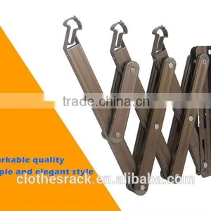2016 Best Selling Telescopic Folding and Opening Wall Mounted Clothes Hanger Rack thumbnail-5