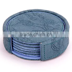 (hotel) Leather Coasters / Multifunctional Cup /PU/PVC Cup Set thumbnail-2