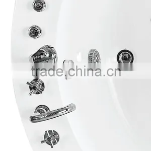 2016 Round Portable Bathtub Free Standing Tub for 2 Persons Q409 thumbnail-3