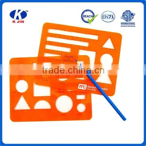 2016 OEM Accept Promtional Plastic Template Ruler for Students thumbnail-4