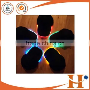 High Quality Custom LED Hats and Cap With Bulid-in Led Light Black Led Caps thumbnail-1