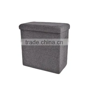 Durable Storage Laundry Ottoman thumbnail-5