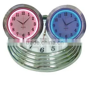 15" Tower Shape Neon Clock thumbnail-1