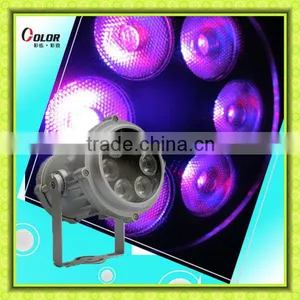 6pcs 8W Mini Rgbw Waterproof Stage Par Light thumbnail-1