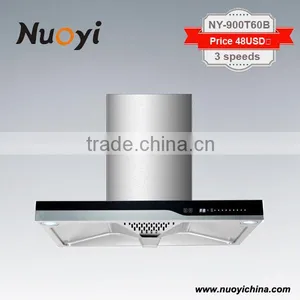2016 Electric Kitchen Appliance Lighting Led Range Hood ss Filter Factory Price Cooking Equipment thumbnail-6