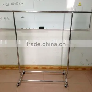 Chrome Finish Garment Display Rack Clothes Rail thumbnail-3