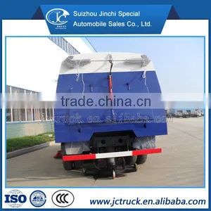 Vacuum Road Sweeper Truck With Sweeping Brushes thumbnail-3